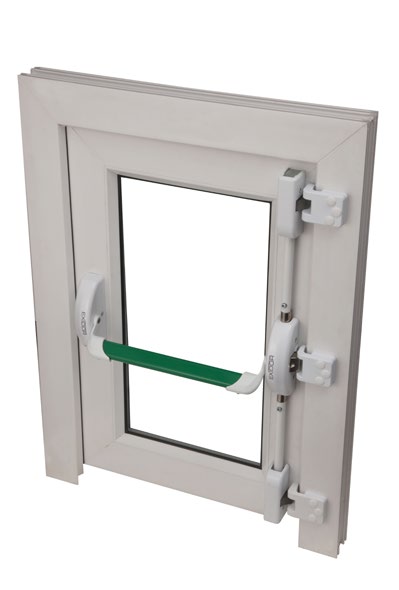 Антипанка Exidor 500_AssaAbloy на пластик дверь