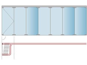 Раздвижная Перегородка HSW-RS (Германия)