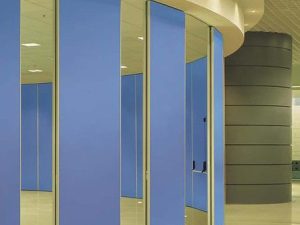Раздвижные перегородки Optimal мобильные офисные стены для конференц-залов