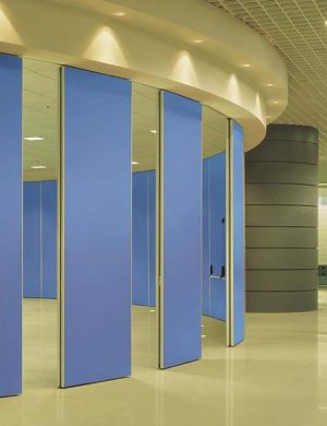 Раздвижные перегородки Optimal мобильные офисные стены для конференц-залов