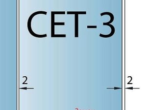 СЕТ-3 => К-т фурнитуры для стеклянных дверей типа Dorma РТ Universal Light