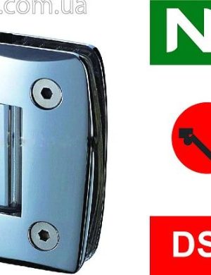Петля маятниковая самодоводящаяся для душевой из стекла, хром NHN (Япония)