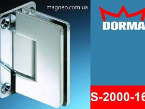 Петля душевой кабины из стекла, хром Dorma-Glas-Gral S2000 (Germany) маятниковая доводящаяся