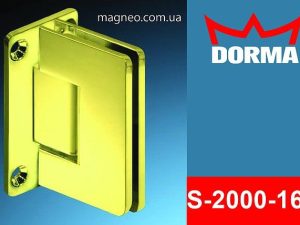 Петля маятниковая самодоводящаяся для душевой кабины из стекла, Золото (Титан)  Dorma S2000 (Германия)