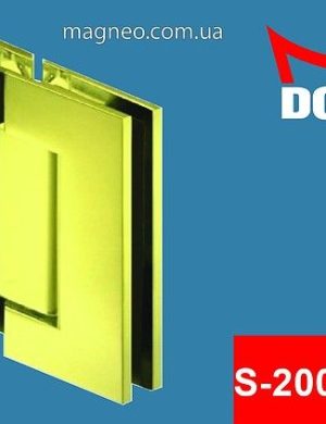 Петля маятниковая стекло стекло самодоводящаяся для душевой кабины из стекла, золото Dorma S2000 (Германия)