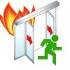 Антипаника дверей Dorma SST PHA раздвижных противопожарных дверей путей эвакуации аварийных выходов