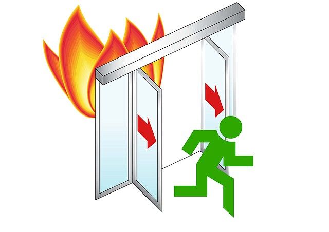 Антипаника дверей Dorma SST PHA раздвижных противопожарных дверей путей эвакуации аварийных выходов