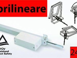 Привод реечный Aprimatic Aprilineare OXAR оконный для проветривания и дымоудаления