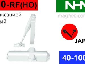 Доводчик NHN-350 (Kenwa, Daihatsu Япония) с фиксацией фоп hold-open для дверей. Белый RAL9016