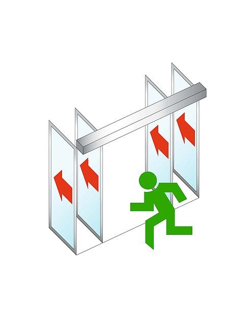Антипаника Dorma SST раздвижных противопожарных дверей путей эвакуации аварийных выходов