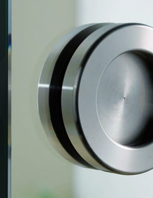 Ручка блин для стеклянных дверей