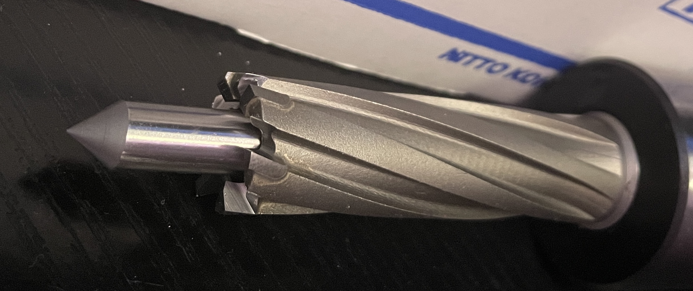 Корончатые сверло фреза бур JetBroach NittoKohki (Japan, Tokyo). ТСТ (Tungsten Carbide Tipped). С наплавом карбида вольфрама.