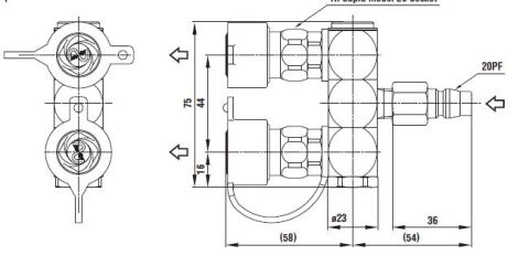 Гнізда шарнірні мульти-портовые БРС соединения (ШРЗ) Rotary Line Cupla