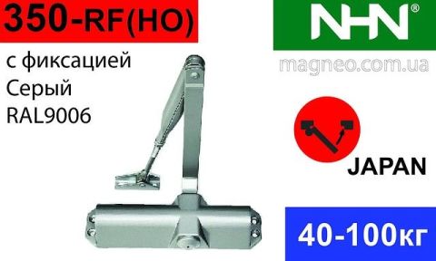 Доводчик NHN-350 дверной универсальный для пвх, алюминиевых металлических пластиковых дверей 40-100 кг. Дотягувач довідник замикач