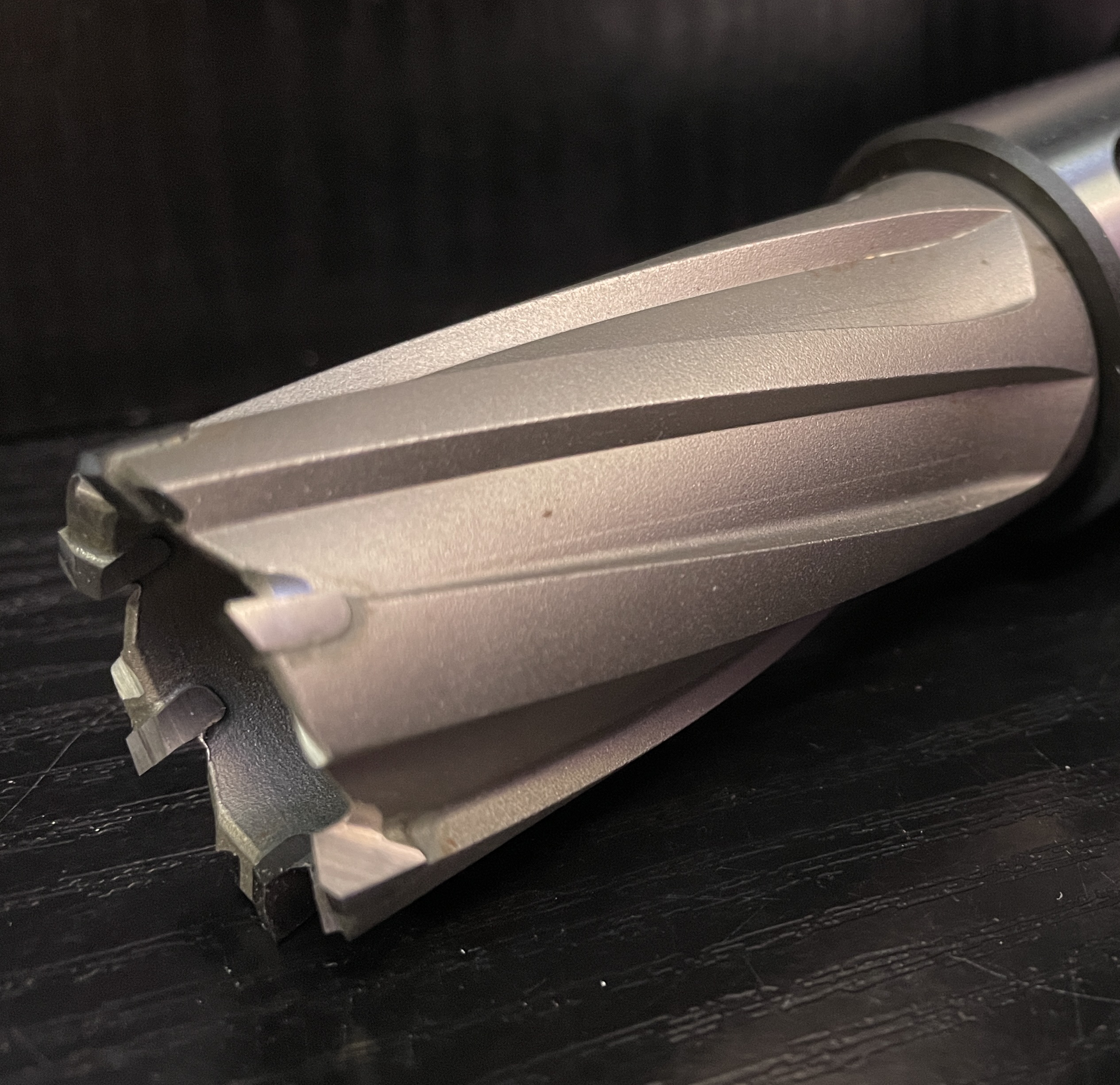 Корончатые сверло фреза бур JetBroach NittoKohki (Japan, Tokyo). ТСТ (Tungsten Carbide Tipped). С наплавом карбида вольфрама.