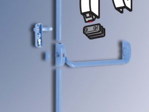 Антипаника для 2-створчатых противопожарных дверей путей эвакуации Dorma PHA-2000 3-точечного запирания