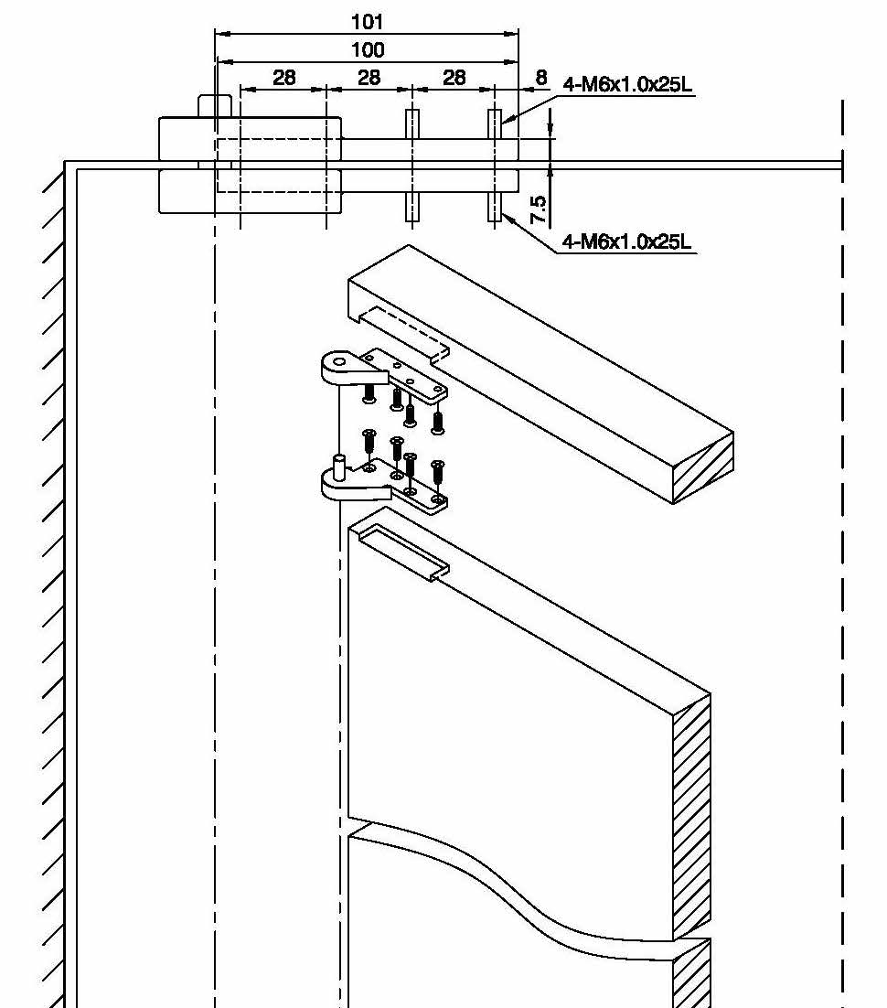 Петли осевые NHN Offset маятниковых дверей pivot door hinge Завіси осьові NHN Offset дверей pivot