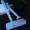 Доводчик GROOM GR200 HO ON/OFF EN2-5 белый с фиксацией (ФОП vandalism proof  hold open door closer on-off feature  отключаемой) всепогодный морозостойкий вандалоустойчивый для дверей весом 40-110 кг (дотягувач калітки хвіртки)