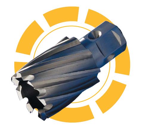 Корончатые сверло фреза бур JetBroach NittoKohki (Japan, Tokyo). ТСТ (Tungsten Carbide Tipped). С наплавом карбида вольфрама.