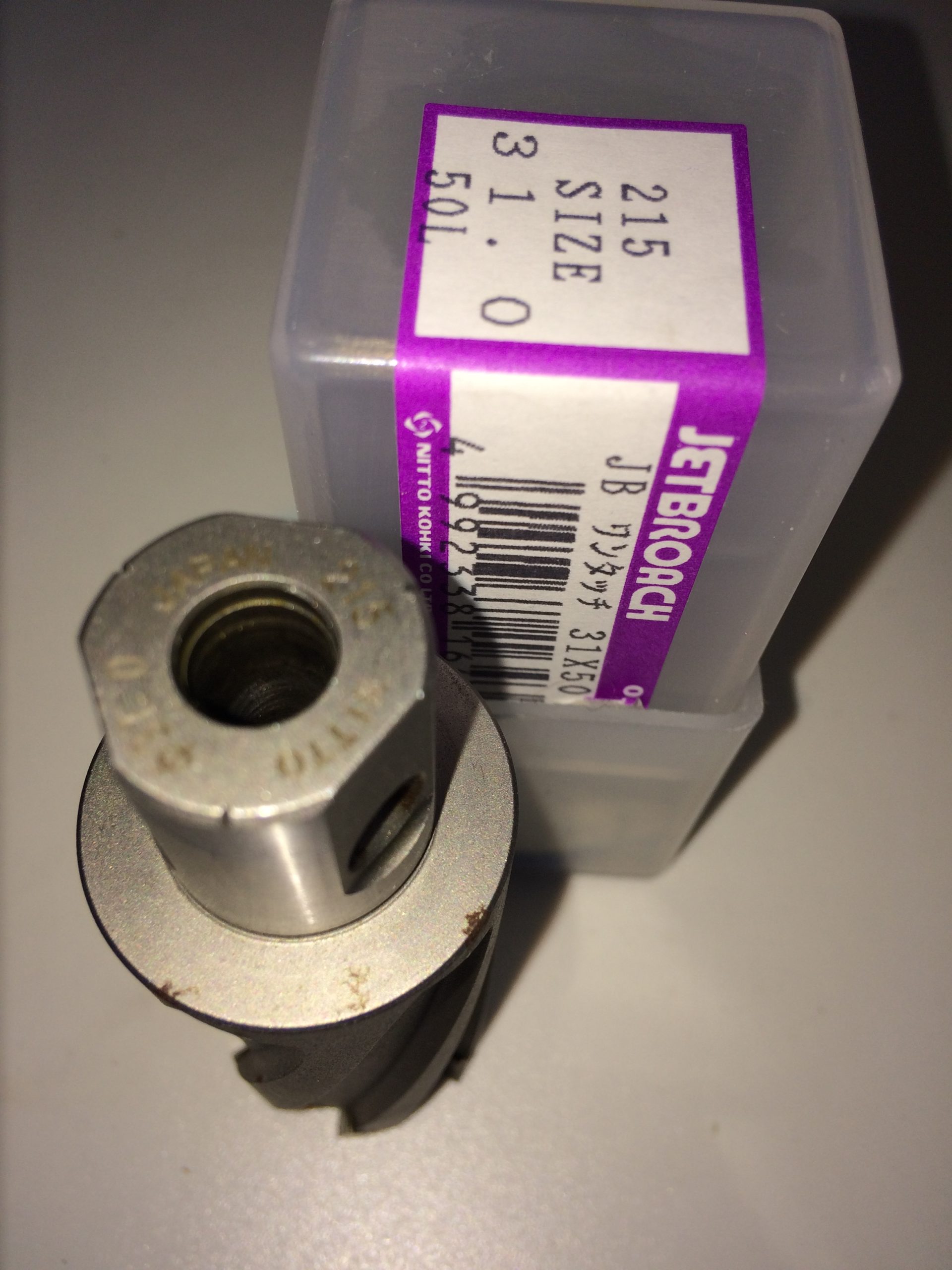 Корончатые сверло фреза бур JetBroach NittoKohki (Japan, Tokyo). ТСТ (Tungsten Carbide Tipped). С наплавом карбида вольфрама.