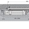 Доводчик врезного скрытого монтажа NHN1013, Kenwa размеры, Invisible Concealed Door Closer
