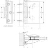 Замок скляних дверей Dorma Glas Arcos