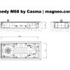 Доводчик Casma Speedy M68 размер