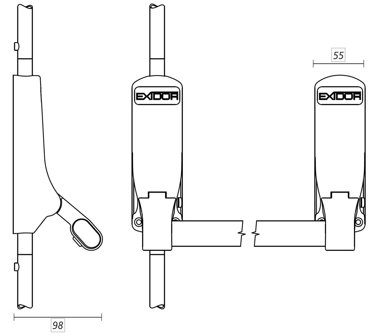 Антипаника Дверей Exidor_AssaAbloy