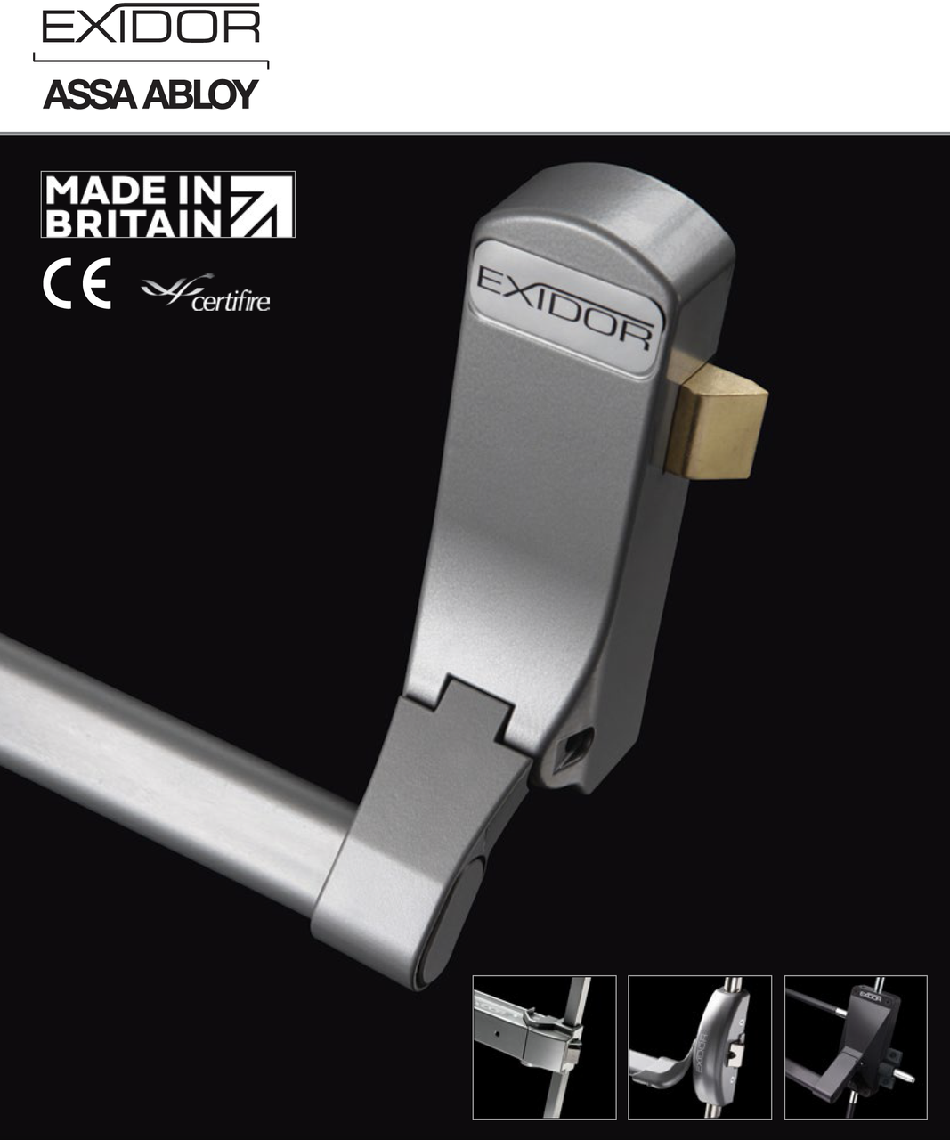 Антипаника Дверей Exidor_AssaAbloy