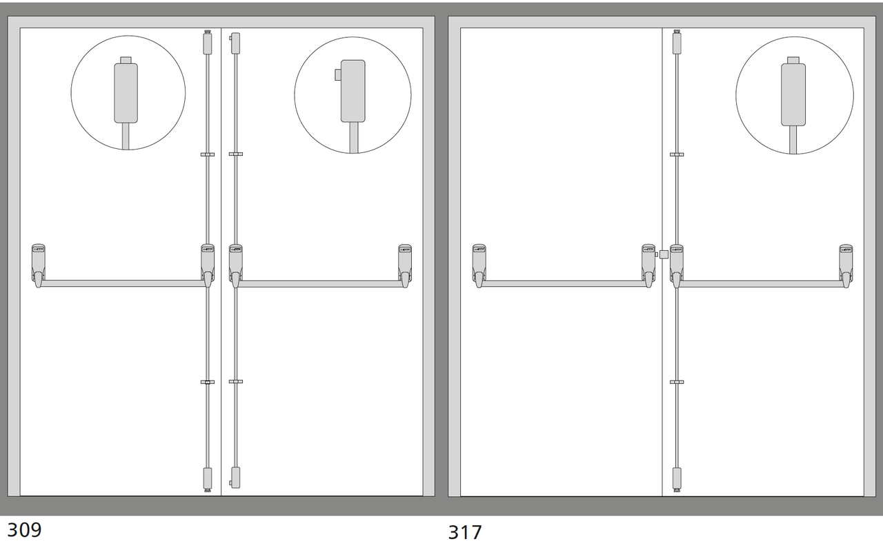Антипаника Дверей Exidor_AssaAbloy