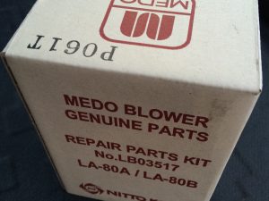 Ремкомплект Medo LA80. Ремонт обслуживание сервіс компрессора Medo NittoKohki каналізації септика біотал. Установка ремкомплекта, замена фильтра, поршня, чистка. Сервис Компрессора Medo LA80