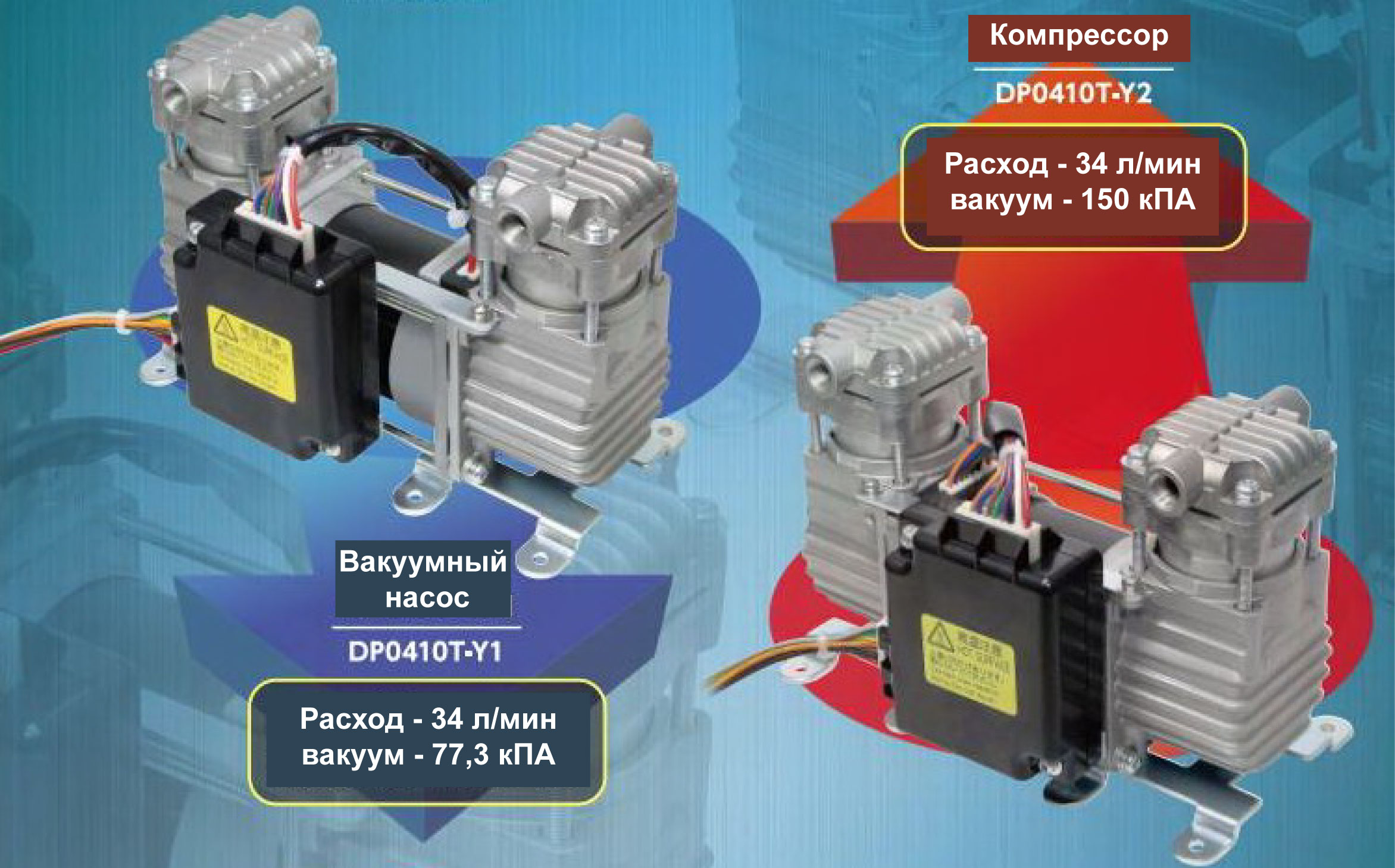 Вакуумна помпа, компресор Medo DP0410T-Y1, Nitto Kohki pump compressor