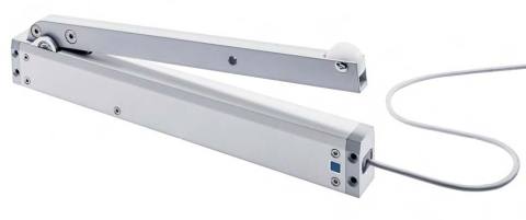 Електропривід Aumuller FTA 24В FTA Folding Arm Drive ричажний димовидалення пожежної вентиляції забезпечує автоматичне відкриття дверей пожежної екстренної аварійної евакуації по сигналу "Пожежа". Folding arm drive for smoke heat ventilation SHEV-RWA. Fire Door Control, Smoke, Heat, Ventilation Drive Actuator Systems