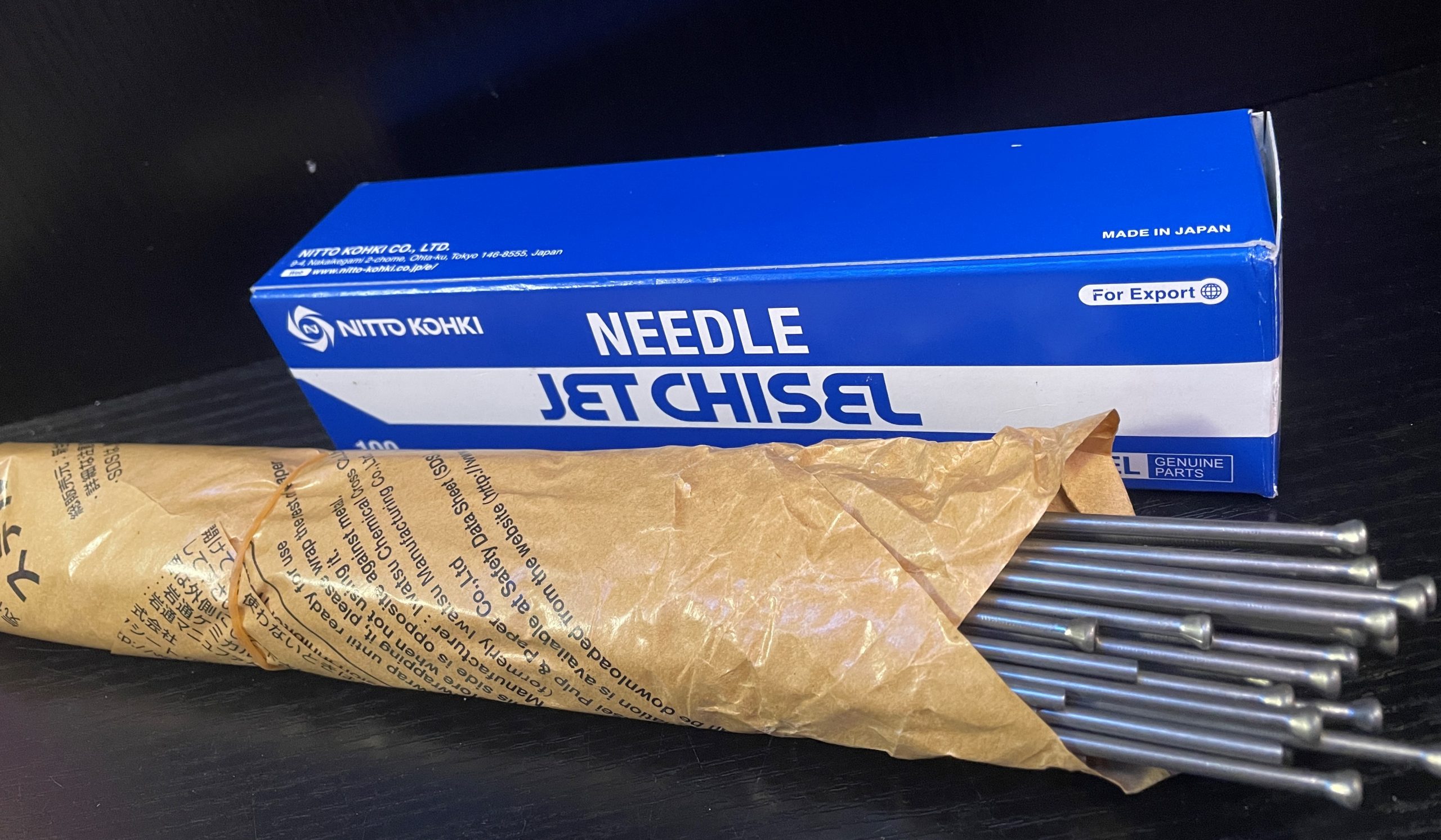 Голки для зачисного молотка NittoKohki JetChisel JEX Needles Spare Parts