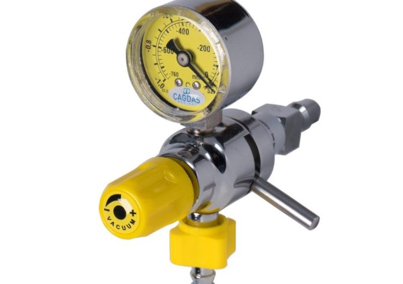 Вакуумний регулятор редуктор с манометром CagDasMedikal Vacuum Regulators Type2