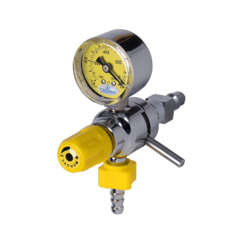 Вакуумний регулятор редуктор с манометром CagDasMedikal Vacuum Regulators Type2