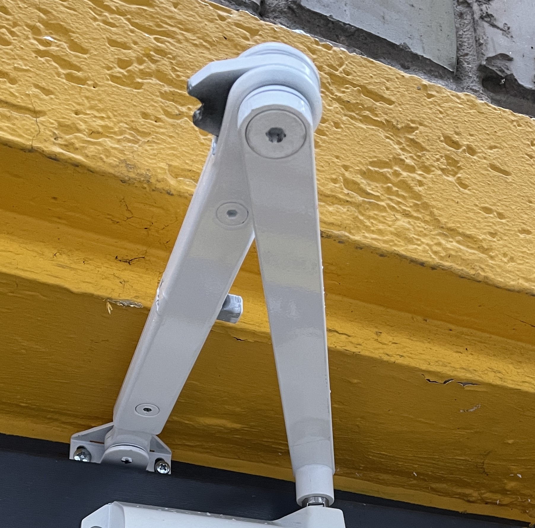 Рычаг-тяга-лапка-ножницы комплектующие доводчика Dorma-Door-Closer-Arm Белый RAL9016