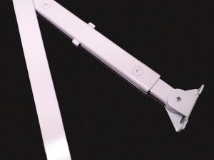 Рычаг-тяга-лапка-ножницы комплектующие доводчика Dorma-Door-Closer-Arm Белый RAL9016