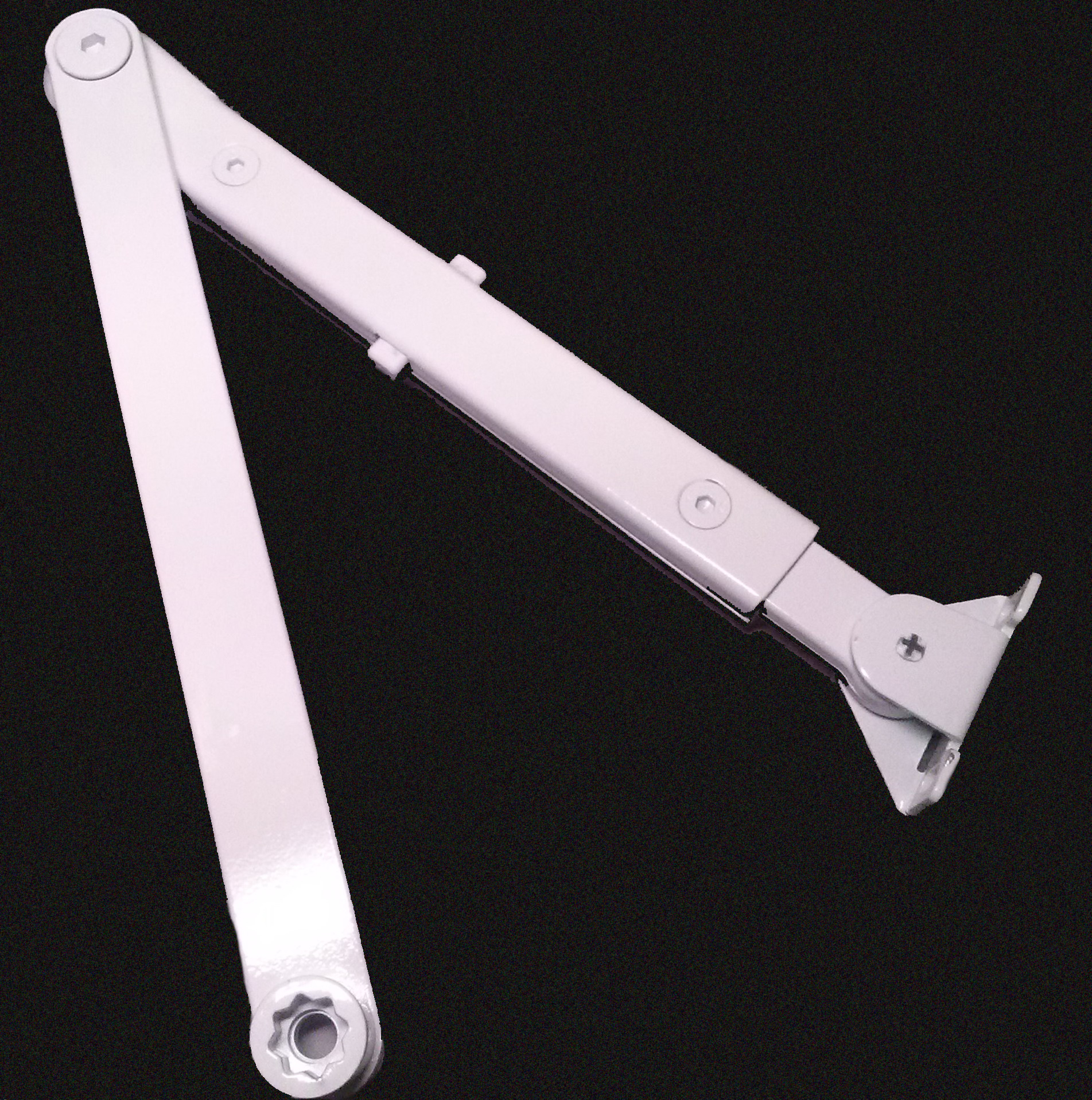 Рычаг-тяга-лапка-ножницы комплектующие доводчика Dorma-Door-Closer-Arm Белый RAL9016