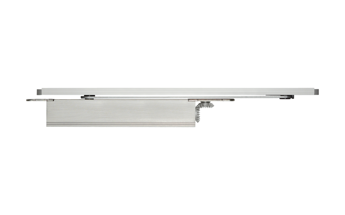 Доводчик врізний скритий G-U-VTS-735 Concealed Hidden Invisible Door Closer Unsichtbares Türschließer VTS 735/4 mit Gleitschiene. The Project Product. Врезной скрытый доводчик встроенный