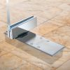 Заміна ремонт RYOBI Floor Spring Hinge Double Action Door Closer Bodentürschließer регулювання механізму підлогового нижнього доводки маятникових скляних дверей. Замена, регулировка доводчика
