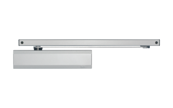 Доводчик G-U-OTS-736 Довідник, дотягувач дверей, Overhead Surface Mounted Door Closer Türschließer mit Gleitschiene. The Project Product Mount Install.