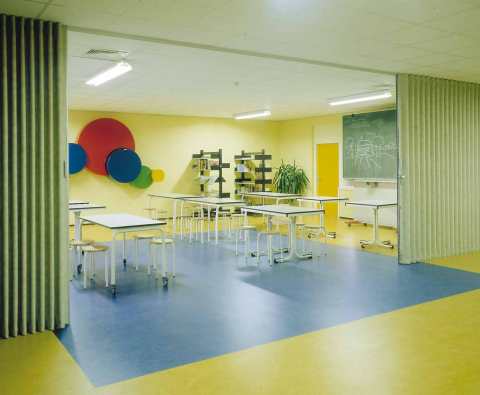 Перегородка Гармошка Штора Винилова Текстиль Folding Flex Fabric Vinyl Partition Algaflex Haro Wall