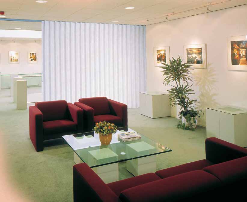 Перегородка Гармошка Штора Винилова Текстиль Folding Flex Fabric Vinyl Partition Algaflex Haro Wall
