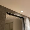 Cистема раздвижных сдвижных дверей Coplanar-Flush-Lateral-Sliding-Concealed-Hidden-Door-System-Sugatsune-MFU1200 Cкрытая копланарная система раздвижных сдвижных дверей с доводчиком плавным закрыванием Lateral Flush Sliding Door System MFU1200 Sugatsune MonoFlatUnison