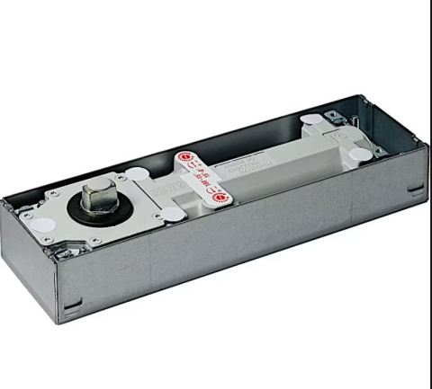Доводчик дотягувач довідник маятниковых дверей Dorma BTS-75V EN1-4 напольный нижний підлоговий. Размер и габариты. Floor Spring Dorma BTS-75V for Double and Single Action Doors.