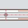 Доводчик дотягувач довідник маятниковых дверей Dorma BTS-75V EN1-4 напольный нижний підлоговий. Размер и габариты. Floor Spring Dorma BTS-75V for Double and Single Action Doors.