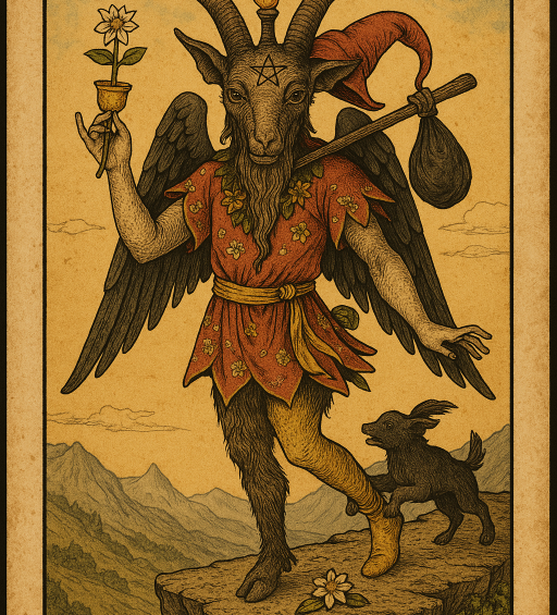 Исчезнувшая Карта Таро - Ноль - Шут- Бафомет. Lost_Tarot Card - Bathomet