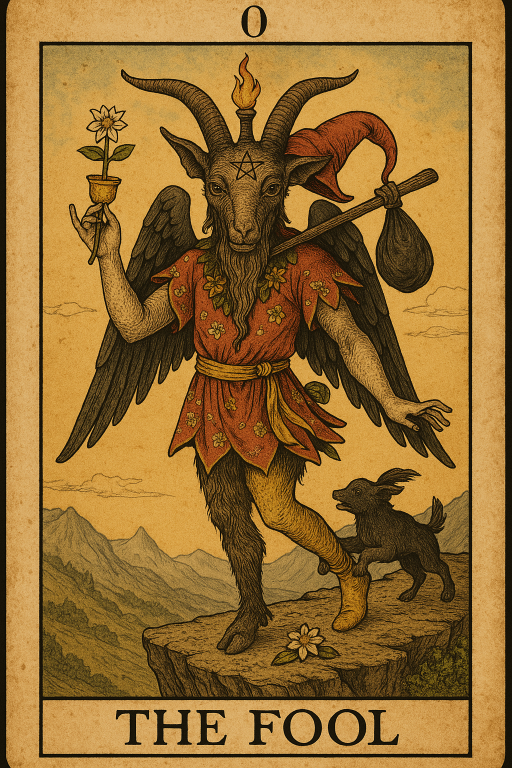 Исчезнувшая Карта Таро - Ноль - Шут- Бафомет. Lost_Tarot Card - Bathomet