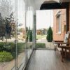 Ремонт обслуговування скляних терасних розсувних дверей веранд, альтанок панорам глас сервісу з ремонту та налаштування скляних дверей. Panoram glass sliding door slim smart partition repair adjustment service